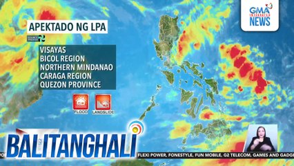 PAGASA - LPA malapit sa Visayas, mababa ang tsansang maging bagyo | Balitanghali