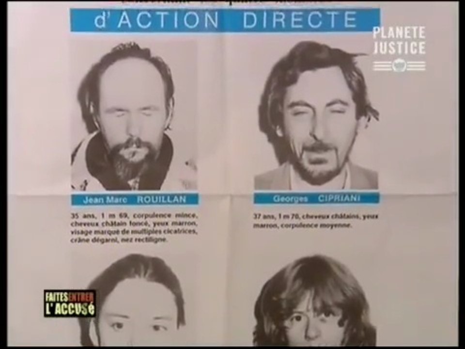 Faites entre l'accusé Action Directe