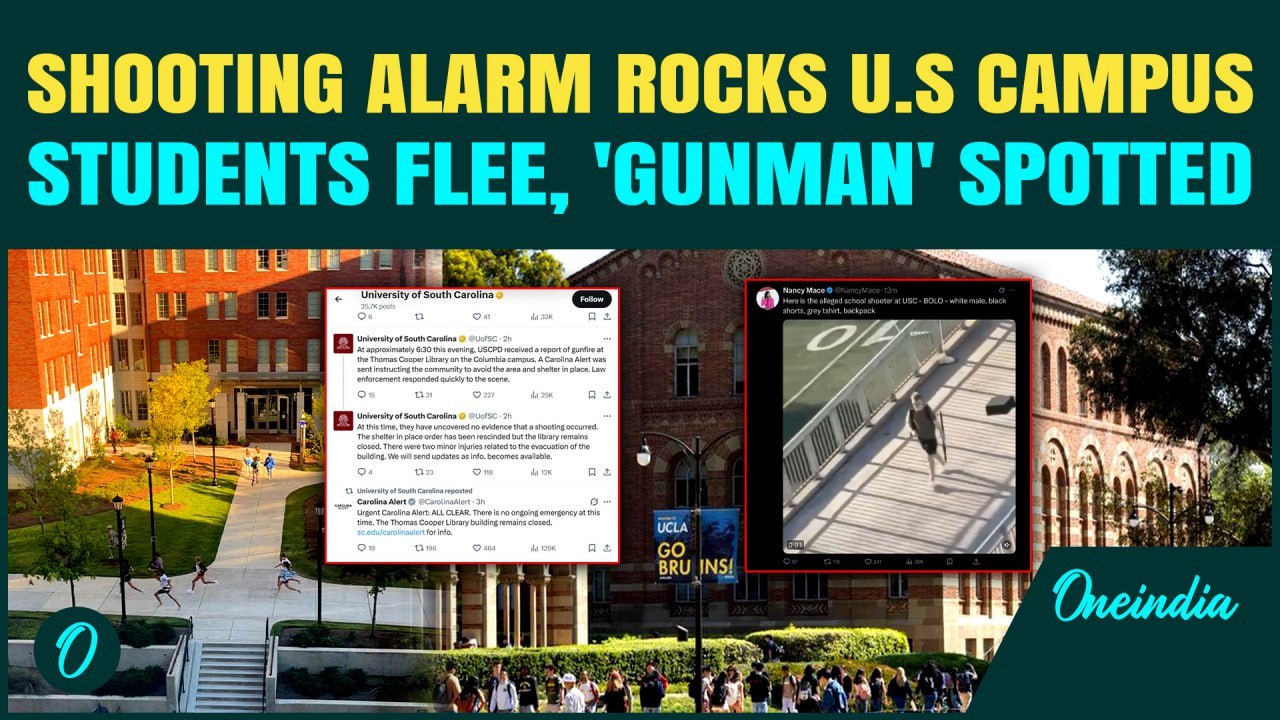 South Carolina Campus Shooting Alert: 'Gunman' Spotted on CCTV | Students Vacate Premises in Panic
