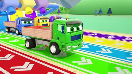 The Wheel on the Ambulance 🚑  Cartoon Cars _ Baby Shark Sing a Song _ Nursery Rhymes & Kids Songs