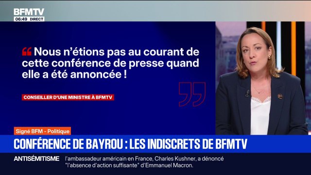 Conférence de François Bayrou ce lundi: tous les ministres convoqués avant la conférence