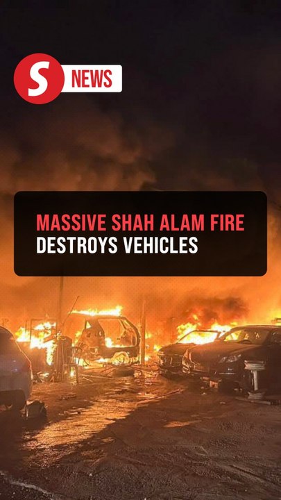 Cars and motorcycles destroyed in Shah Alam workshop blaze