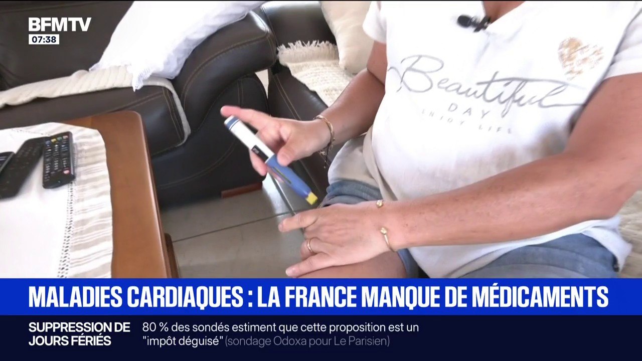 Maladies cardiaques: la France en manque de médicaments
