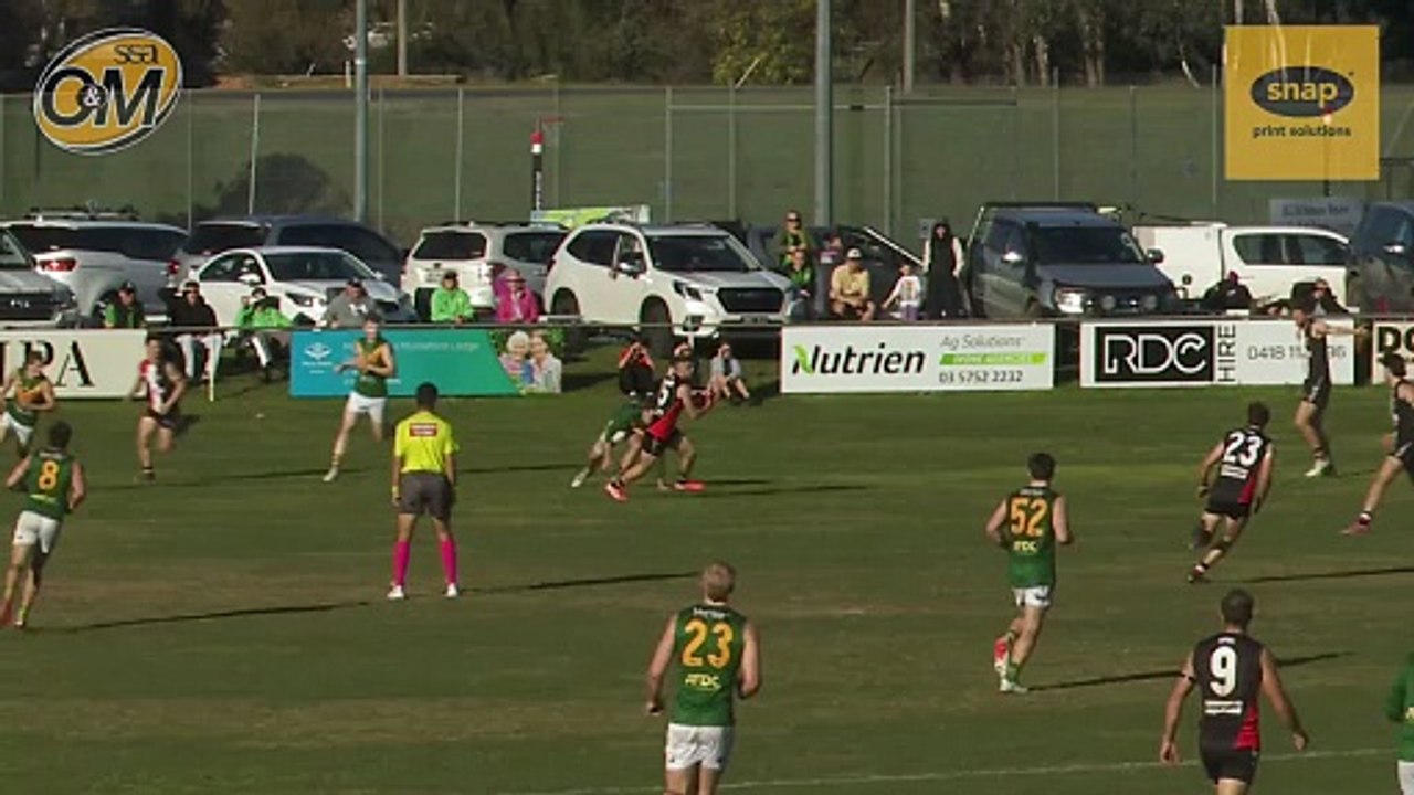 Ryley Sharp lands the first goal of the final quarter