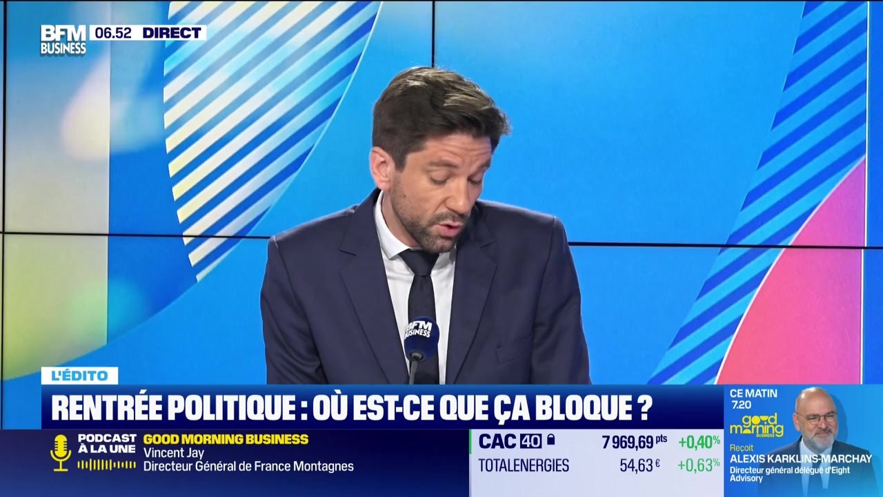 L'Edito de Raphaël Legendre : Rentrée politique, où est-ce que ça bloque ? - 25/08