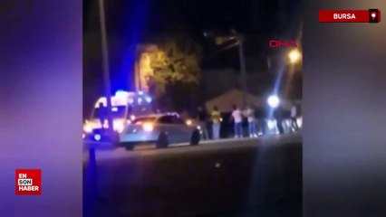 Bursa’da otomobil ile motosiklet çarpıştı: yakınları hastanede kavga etti