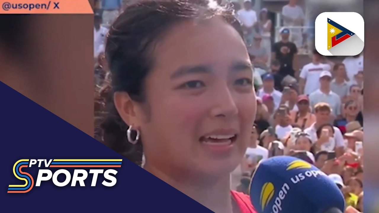 Alex Eala, nagmarka ng makasaysayang panalo sa U.S, Open