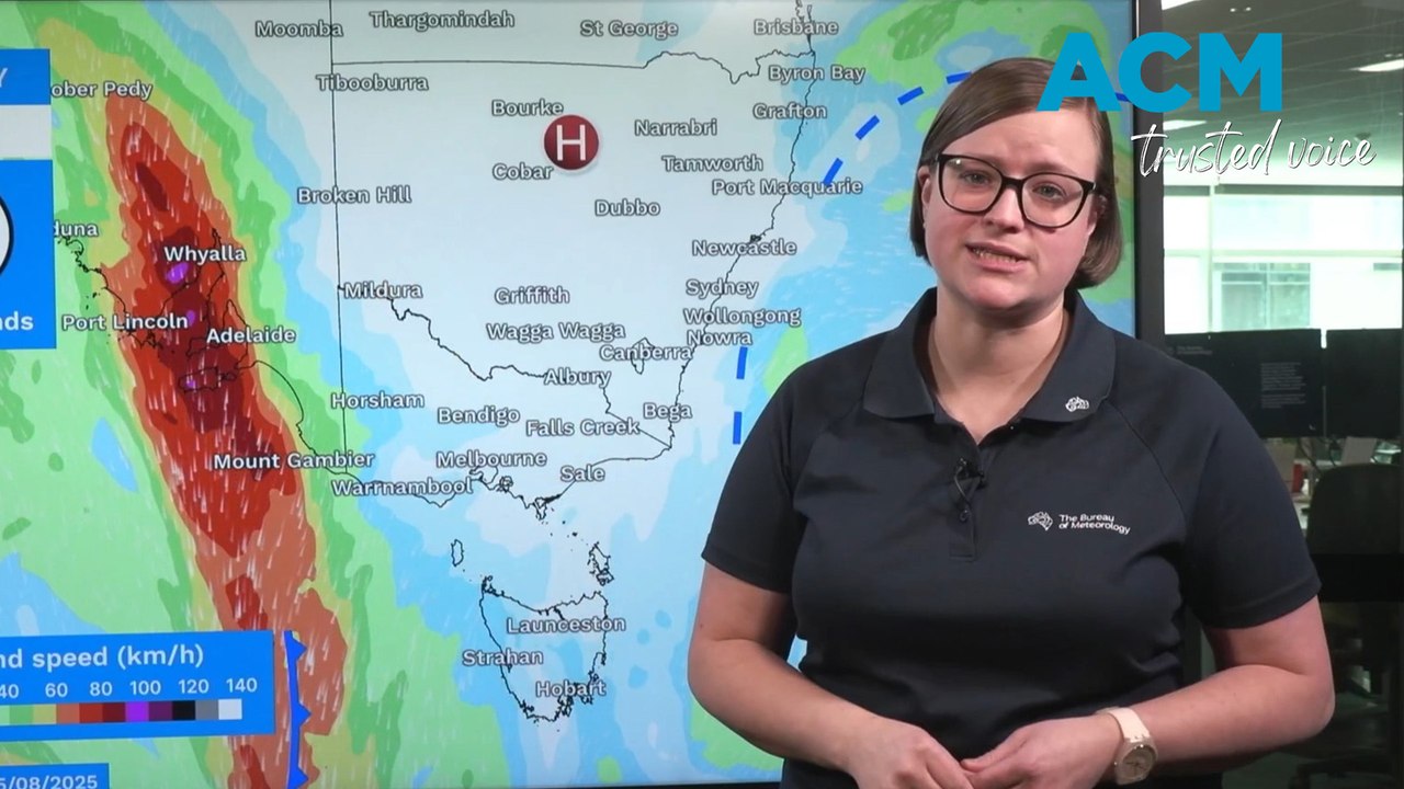 Windy, wet, and cold week ahead for south-east Australia