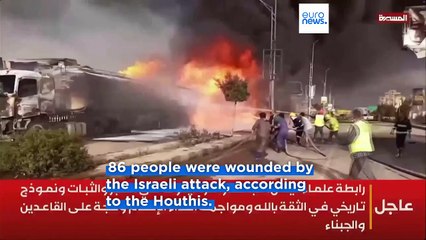 Israeli airstrikes targeting Iran-backed Houthis rock Yemen's capital