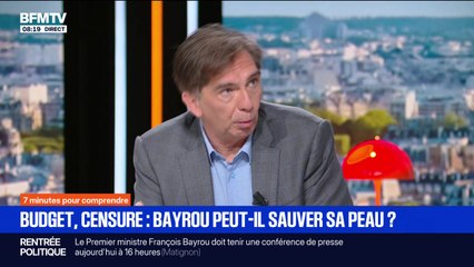7 MINUTES POUR COMPRENDRE : Budget, censure... Bayrou peut-il sauver sa peau ? - 25/08