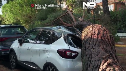 Les stations touristiques italiennes frappées par une tempête violente, causant des dégâts