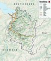 Map of Vorarlberg State. Peta Negara Bagian Vorarlberg. Vorarlberg State Map. Map of State of Vorarlberg. State of Vorarlberg Map. Karte des Landes Vorarlberg. Carte de l'État du Vorarlberg. Mapa do estado de Vorarlberg. Mapa del estado de Vorarlberg