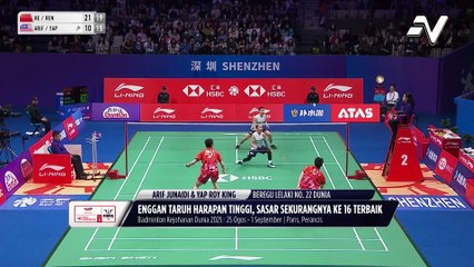 Arif / Roy King sasar sekurangnya jejak ke pusingan 16 terbaik