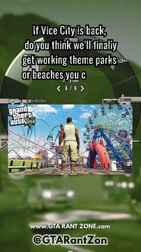 GTA Rant Zone - Theme parks or Beaches in #GTA6 ?