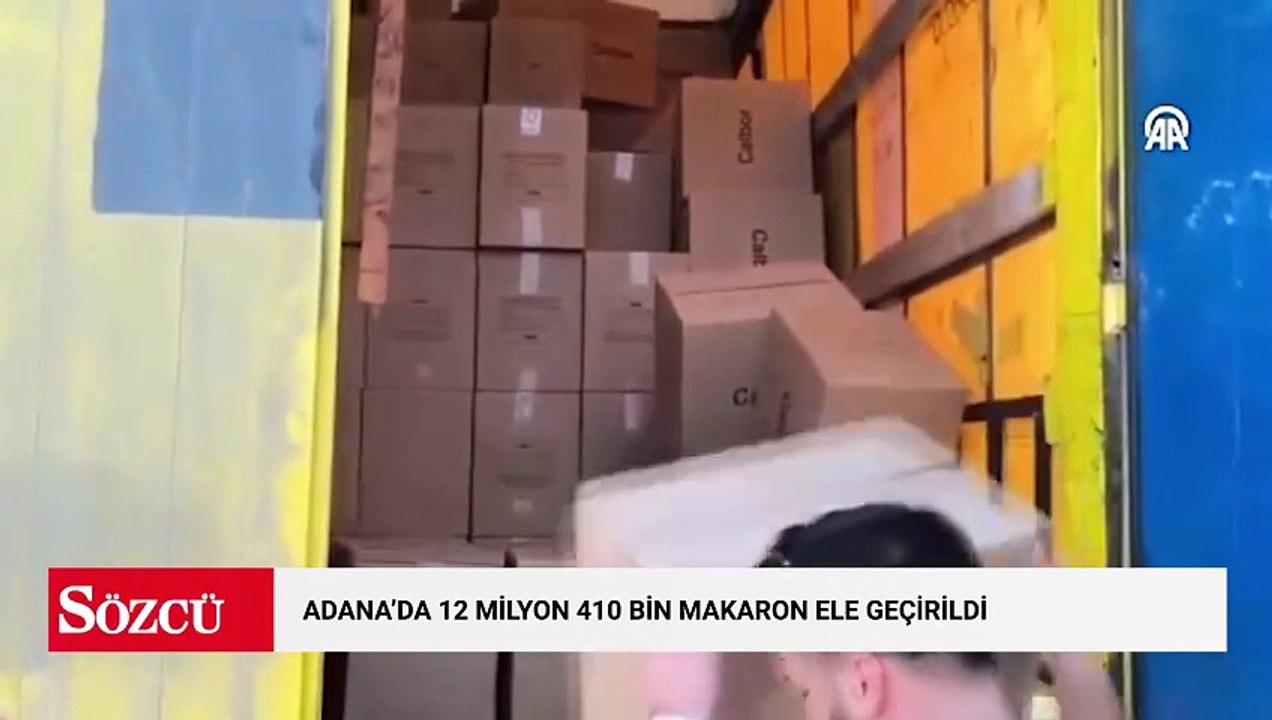 Adana'da 12 milyon 410 bin makaron ve 725 kilogram tütün ele geçirildi