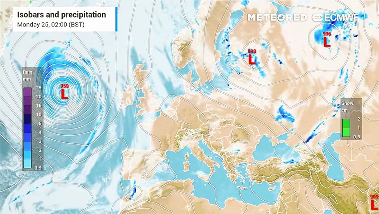 Ex-tropical hurricane Erin will be bringing a marked change to the UK weather this evening