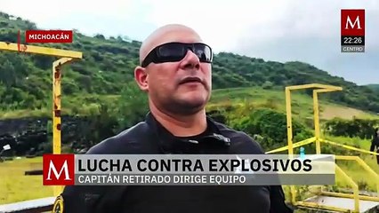 Capitán retirado se convierte en hombre antibombas contra el CJNG en Michoacán