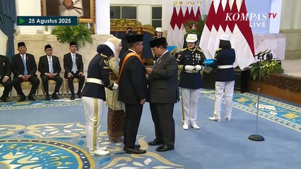 Menko AHY hingga Seskab Teddy Terima Tanda Kehormatan dari Presiden RI Prabowo