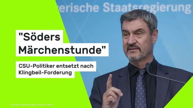 Söders Märchenstunde - CSU-Politiker entsetzt nach Klingbeil-Forderung