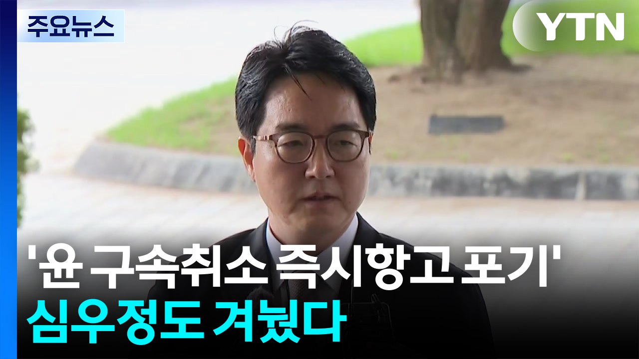 특검, '윤 구속취소 즉시항고 포기' 심우정도 겨눴다 / YTN