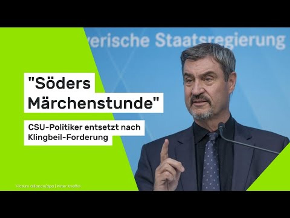 'Söders Märchenstunde' - CSU-Politiker entsetzt nach Klingbeil-Forderung