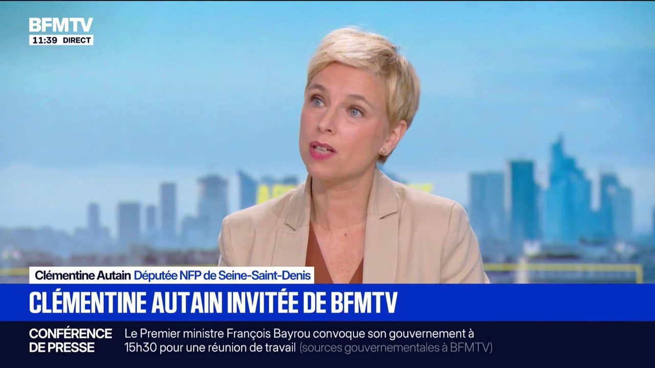 Pour Clémentine Autain (NFP), François Bayrou "...