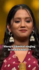 Shreya Ghoshal's beautiful voice in Indian Idol 15
