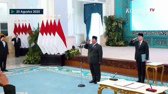 [FULL] Presiden Prabowo Lantik 8 Duta Besar hingga Kepala BNN, Ini Daftarnya