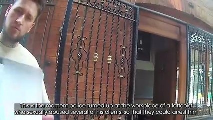 Police arrest predatory and "dangerous" tattoo artist who attacked multiple customers over two years