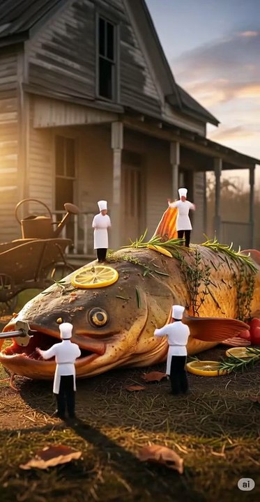 Food from the tiny chef
