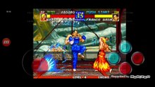 Fatal Fury 3 Geese Howard vs Franco Bash fala de vitória do Geese Howard em português