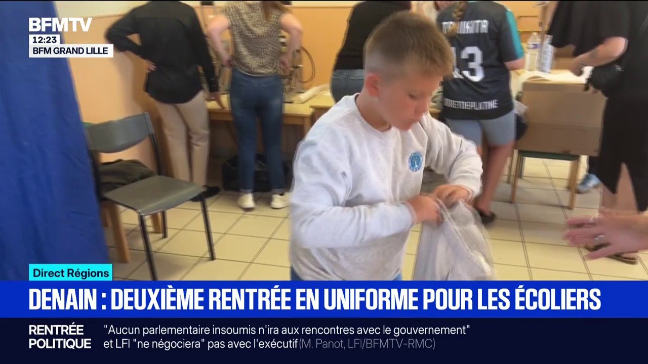 À Denain (Nord), les écoliers vont faire leur deuxième rentrée en uniforme