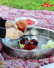 كبة نية بطريقة الاتراك مع الصوص المرافق - في الحديقة وحلوان ابن سلفي فلوك ممتع في الطبيعة