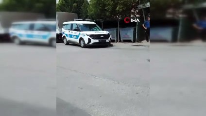 Gemlik'te kovalamacada polis aracına çarptı