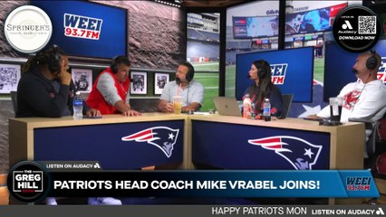 Patriots Head Coach Mike Vrabel joins!