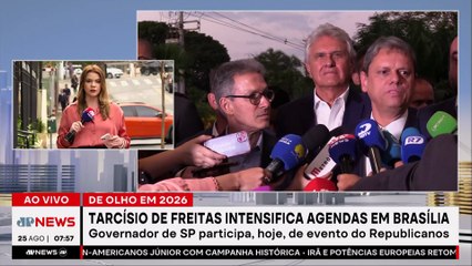 Tarcísio de Freitas intensifica agendas em Brasília e aumenta especulações sobre 2026