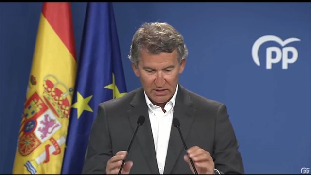 Feijóo culpa al Gobierno de Sánchez de la magnitud de los incendios