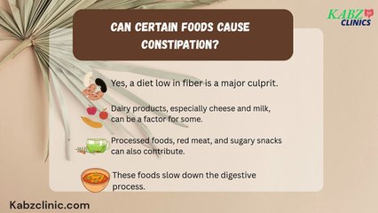 Can Certain Foods Cause Constipation? Know What to Watch For