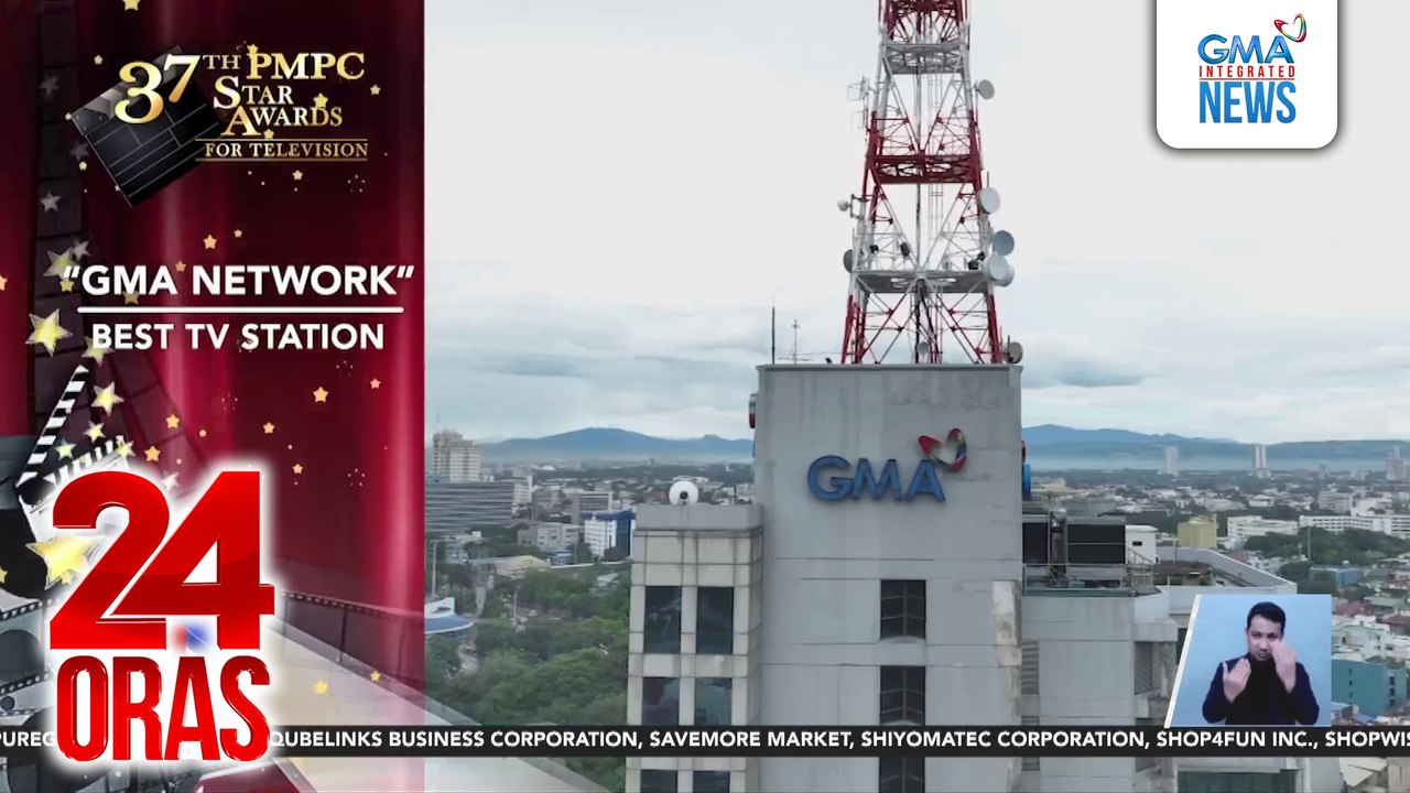 GMA Network, Best TV Station sa 37th PMPC Star Awards; 24 Oras atbp programa at Kapuso personalities, kinilala | 24 Oras