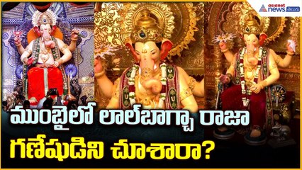 First Look of Lalbaugcha Raja 2025: ముంబైలో లాల్ బాగ్చా రాజా గణేషుడిని చూశారా? | Asianet News Telugu