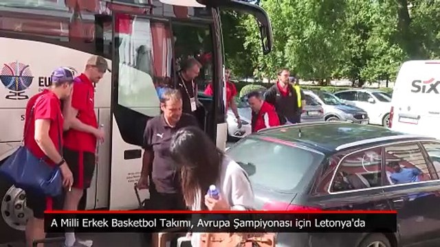A Milli Erkek Basketbol Takımı, Avrupa Şampiyonası için Letonya'ya gitti