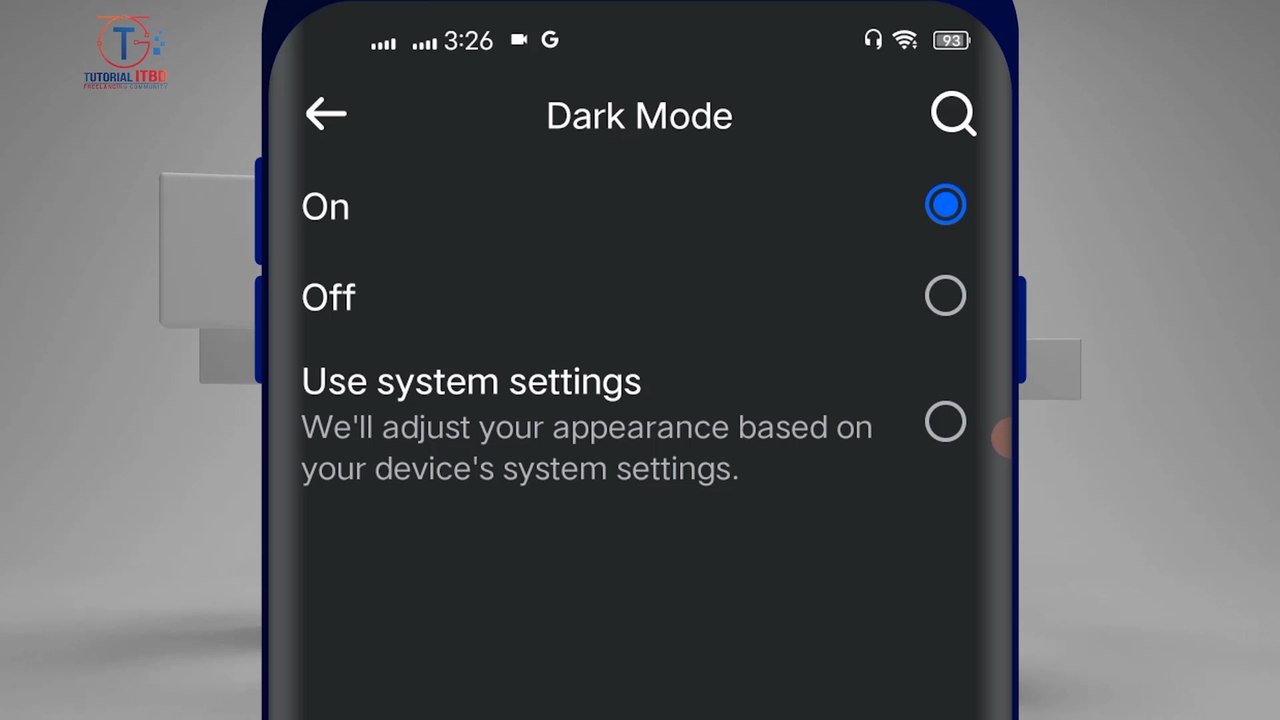 Facebook Account Dark mode On/Off.ফেসবুকে ডার্ক মোড কিভাবে চালু ও বন্ধ করে