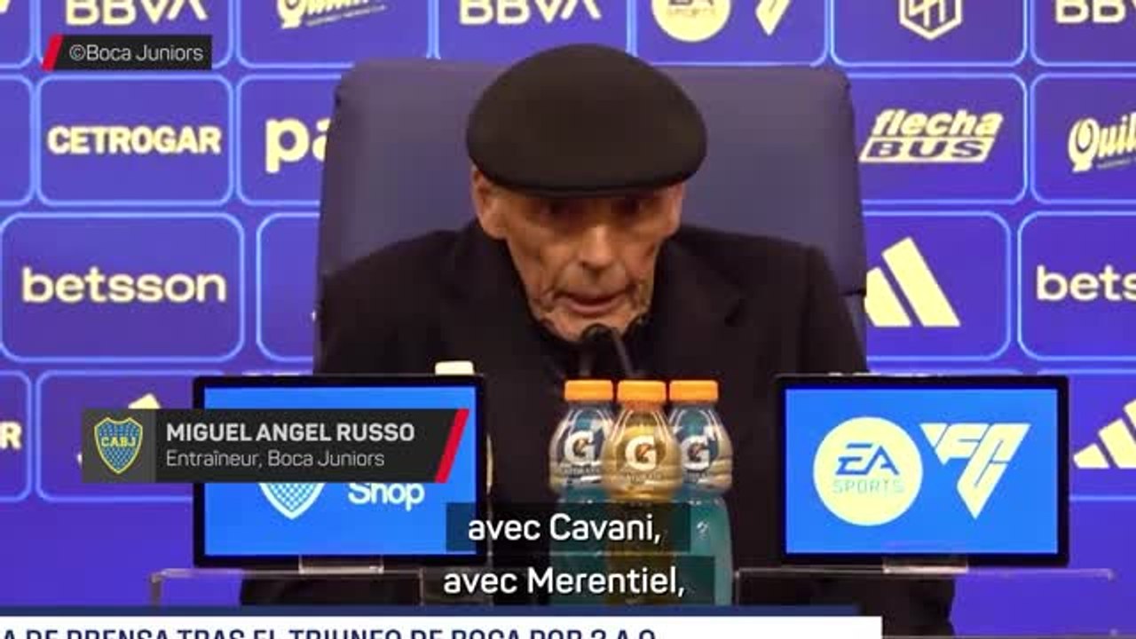 Boca Juniors - Russo : "Les critiques sur Cavani ? Ça fait partie du jeu"