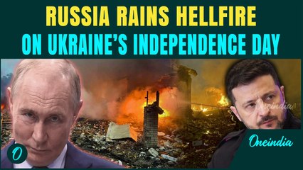 Putin’s SINISTER Plan: STRIKES Ukraine on its Independence Day | 2 Killed, Several Injured | Watch!