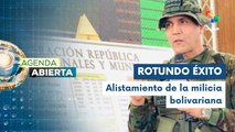 Agenda Abierta 25-08 Venezolanos atienden el llamado a la milicia