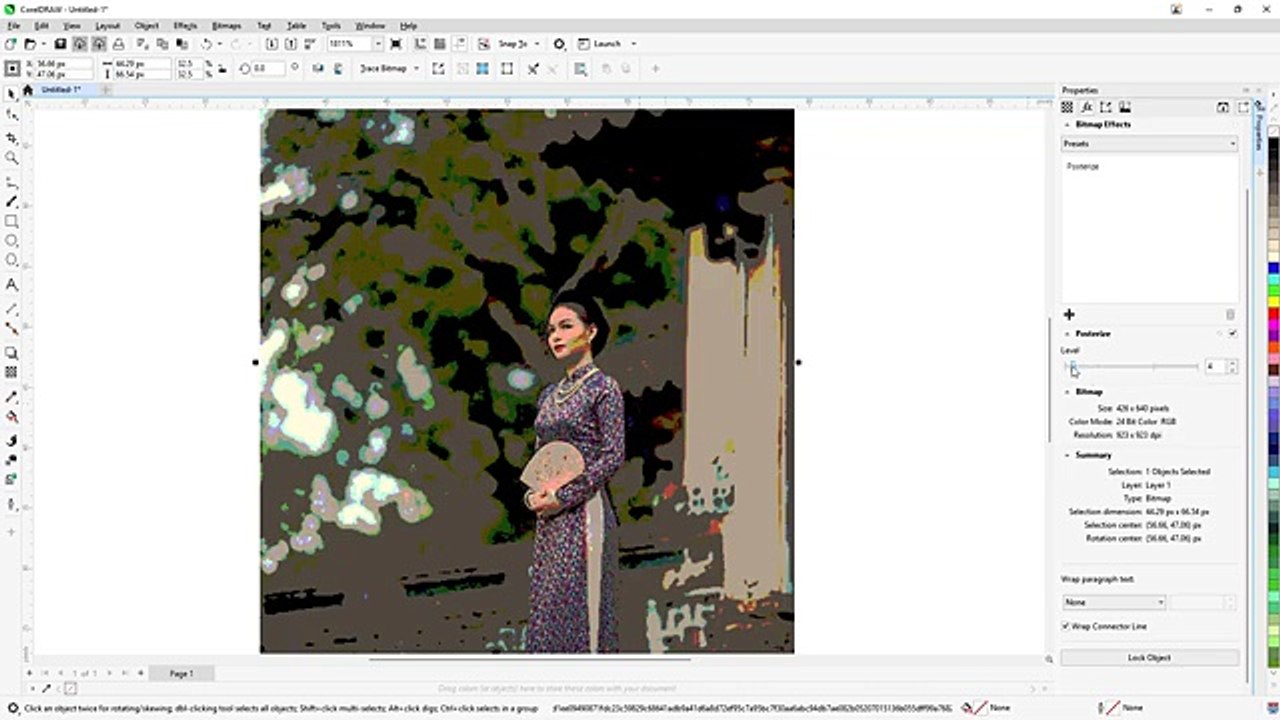 Corel Draw - Lesson 201 - Posterize