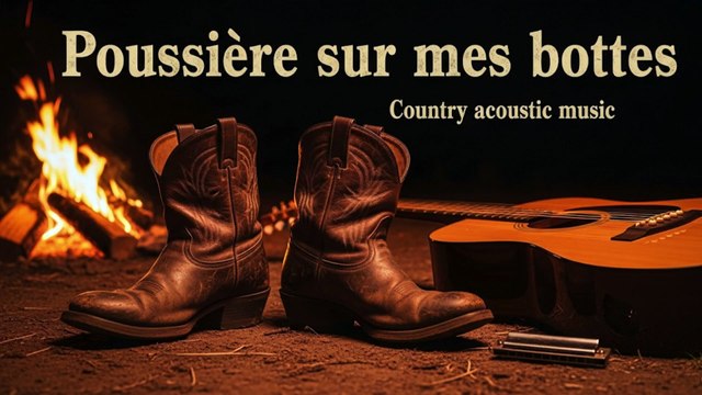 👉 Poussière sur mes bottes Music country acoustique (guitare & harmonica)
