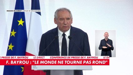 La situation en France, vu par François Bayrou