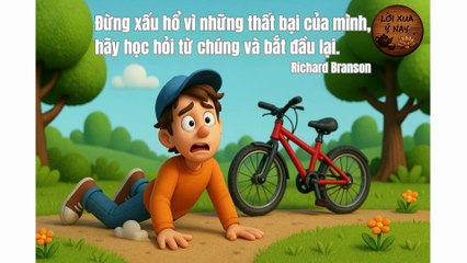 "Đừng xấu hổ vì những thất bại của mình, hãy học hỏi từ chúng và bắt đầu lại" - Richard Branson