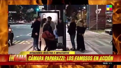 El gran gesto de Pampita con un grupo de fanáticas en una parada de colectivos